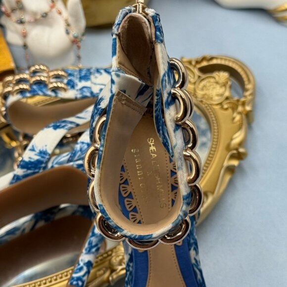 🆕 GIANNI BINI 🧿 x Shea Leigh Mills NWOB Carter Floral Print Strappy Sandal Sz7 - Picture 13 of 13